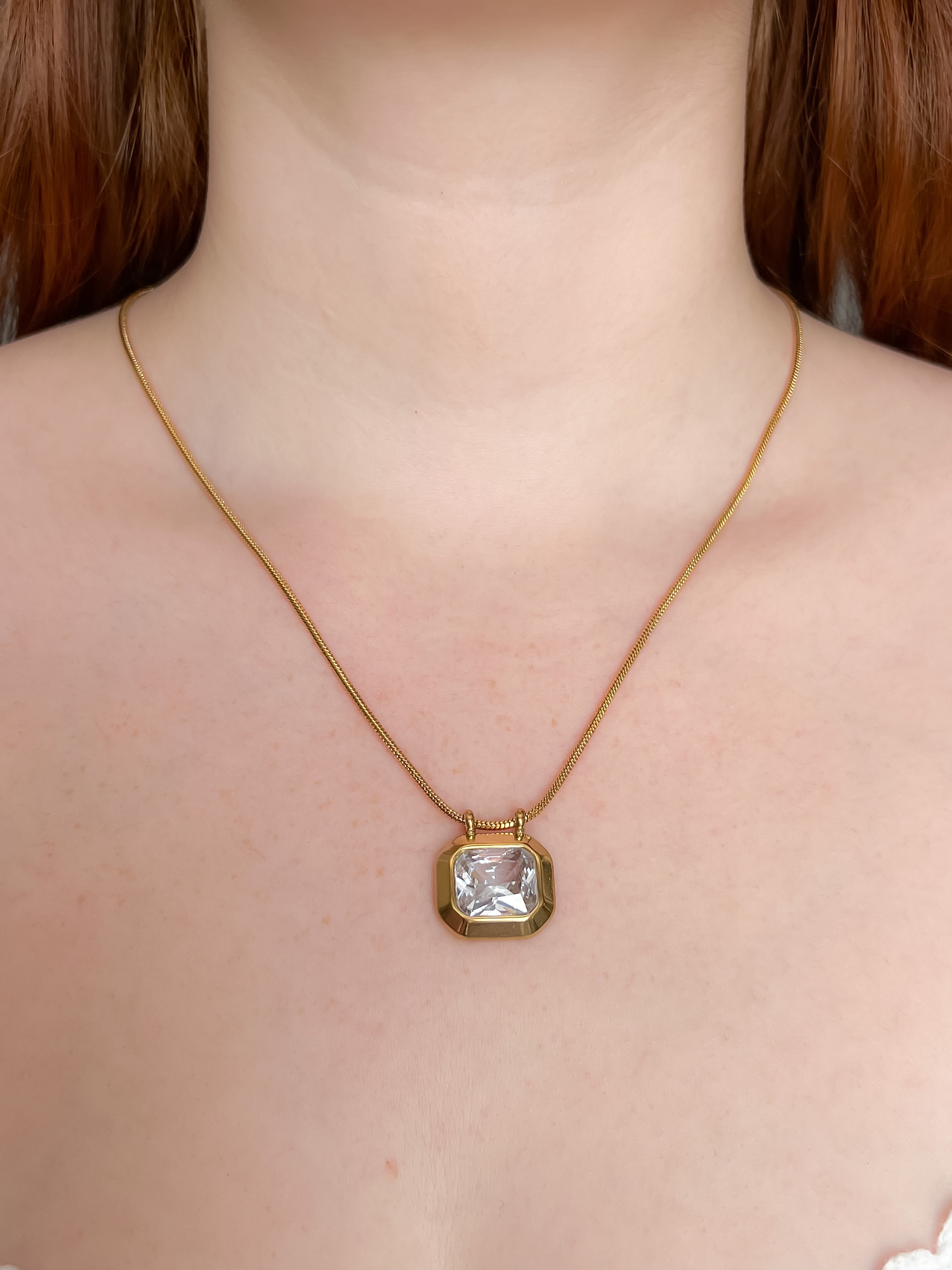 Collar dije de diamante
