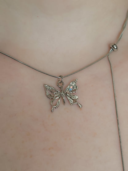 Choker mariposas colgantes
