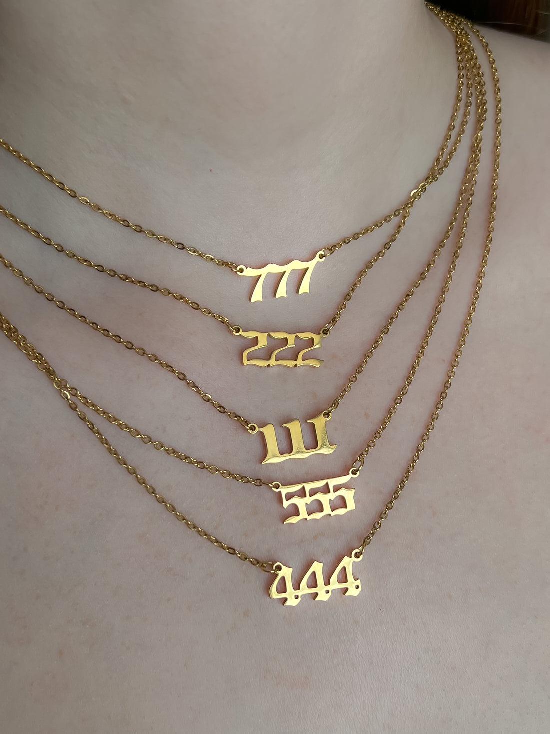 Collar Angel Numbers (elige tu número)