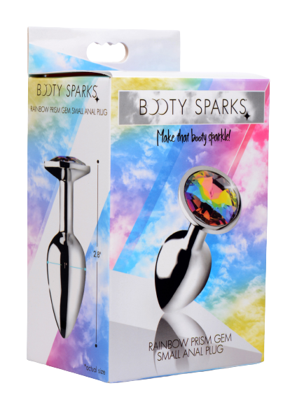 Rainbow Prism Gem Plug Anal Chico