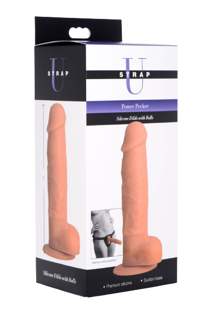 Power Pecker Dildo De Silicona De 18 CM