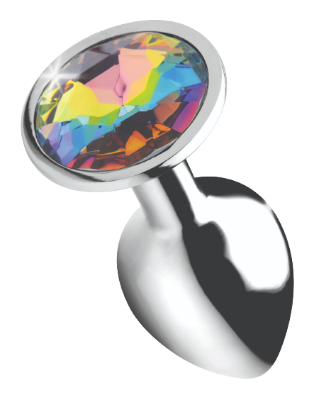 Rainbow Prism Gem Plug Anal Chico